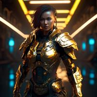 Leona Estilo Cyberpunk